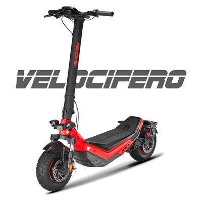 MONOPATIN VELOCIFERO ONE-X 1000W 45KM/H 80KM AUTONOMIA - ROJO