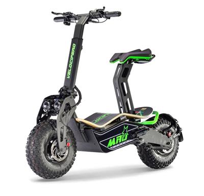 MONOPATIN VELOCIFERO MAD 2000W 50KM/H 45KM AUTONOMIA - VERDE