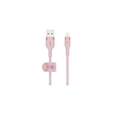 Cable Belkin Rosa BoostCharge Pro Flex Cable USB iPhone Lightning